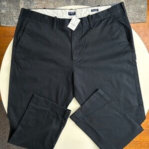 J. Crew Factory Men’s Straight Fit Flex Chino Pant 40x32 Black New
